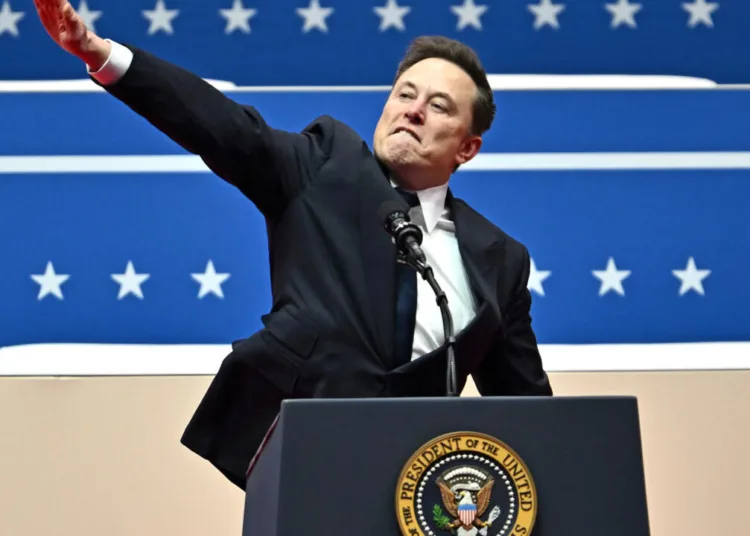 Elon Musk controversy, Nazi salute Elon Musk, Donald Trump news, Wikipedia Jimmy Wales, Elon Musk Nazi salute report, Elon Musk and Wikipedia fight, Wikipedia propaganda allegations, Elon Musk Twitter changes, Donald Trump and Elon Musk relationship, Wikipedia vs Elon Musk controversy.