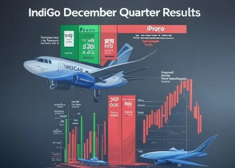 IndiGo Q3 Results, IndiGo Revenue Growth, December Quarter Earnings, InterGlobe Aviation Q3 Report, IndiGo Share Price Performance, IndiGo Market Cap, IndiGo Fuel Cost Impact, Airline Industry in India, IndiGo December Quarter Highlights, IndiGo Future Plans, Aviation Sector News India.