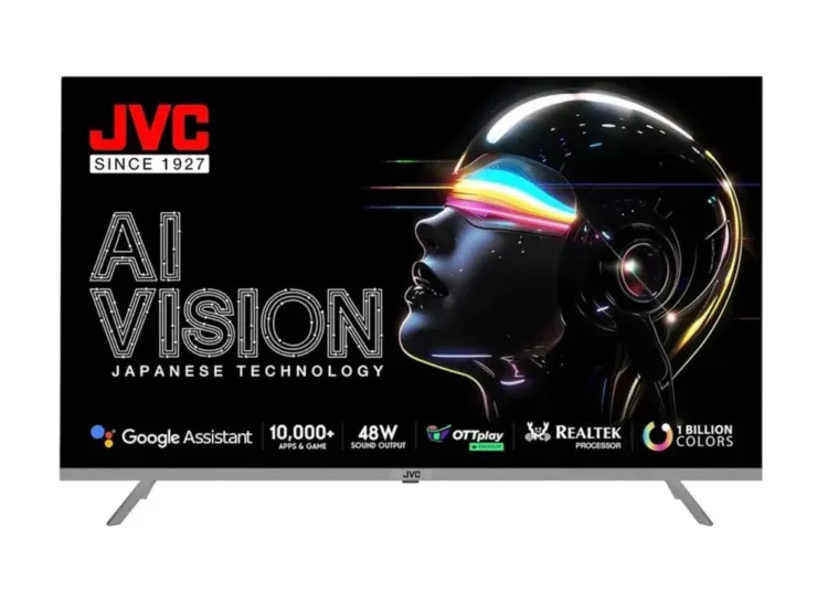 "JVC AI Vision Series QLED TV: भारत में धमाकेदार लॉन्च, कीमत सिर्फ ₹11,999 से शुरू" 1 JVC AI Vision Series QLED TV
