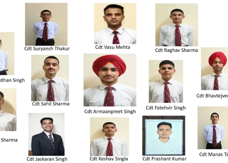 MRSAFPI MAKES MARK WITH 13 CADETS JOINING NDA