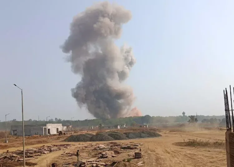 Maharashtra Blast, Bhandara News, Jawahar Nagar Incident, Ordnance Factory Explosion, Rescue Operation, Fire Safety, Nagpur Medical Assistance, Maharashtra News Updates.