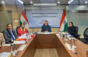 Meeting with Right to Service Commissioners chaired by Shri. V. Srinivas, Secretary, DARPG