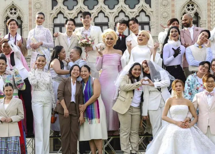 Same-sex marriage in Thailand, LGBTQ+ rights in Southeast Asia, Same-sex marriage law Thailand, Bangkok LGBTQ weddings, Thailand gay marriage law, Southeast Asia first same-sex marriage law, Thailand marriage equality law, LGBTQ+ rights news Asia, Thailand pride parade, Thai king Maha Vajiralongkorn same-sex law.
