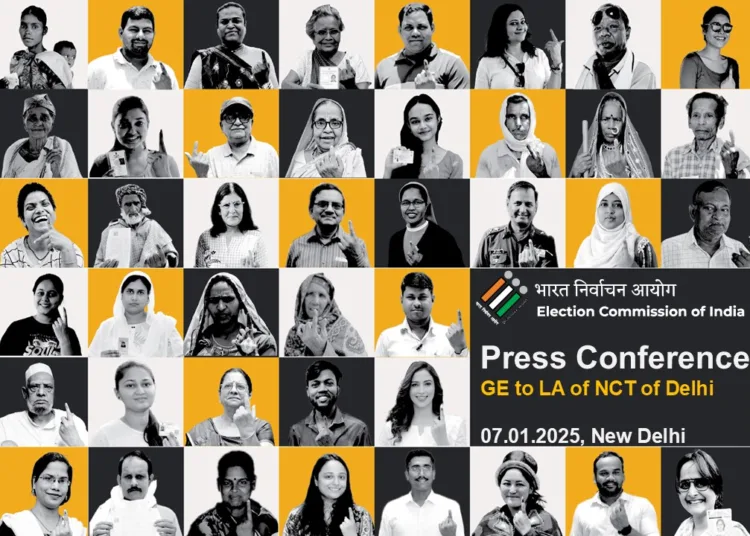 Schedule for Single Phase #DelhiElections2025 & Bye-Elections