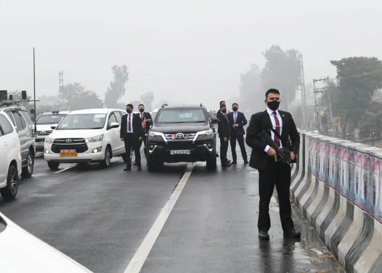 pm modi security breach case police