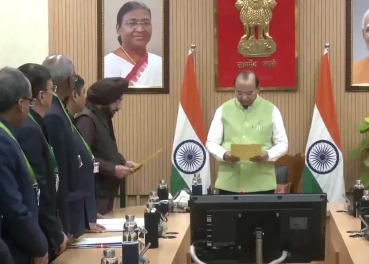 Arvinder Singh Lovely oath