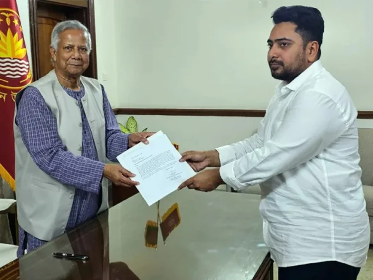 Bangladesh student leader Nahid Islam