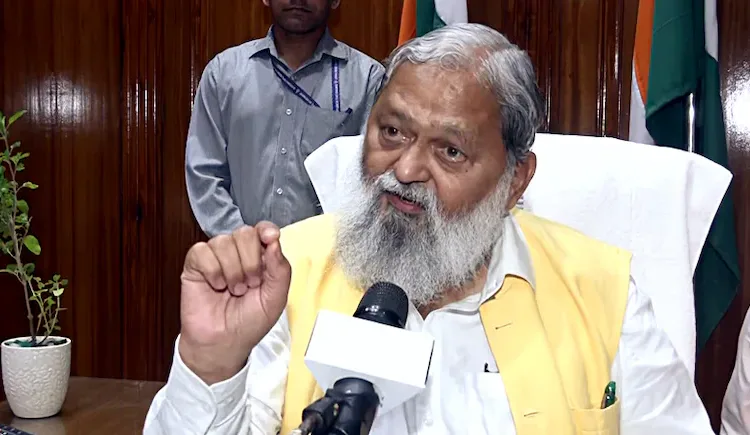 Haryana minister Anil Vij