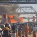 Maha Kumbh many pandals burnt fire brigade vehicles