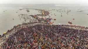 Mahakumbh maha record made number of people taking bath in Sangam city crosses 50 crores