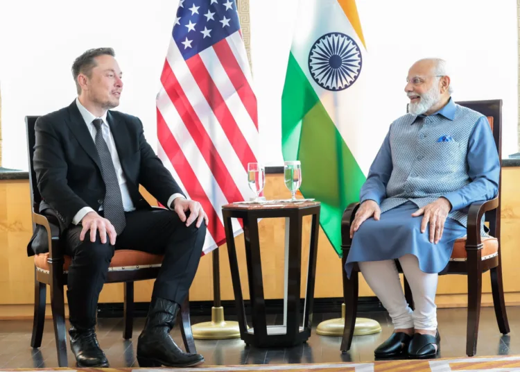 Modi Meets Musk