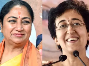 atishi marlena reaction on rekha gupta cm delhi