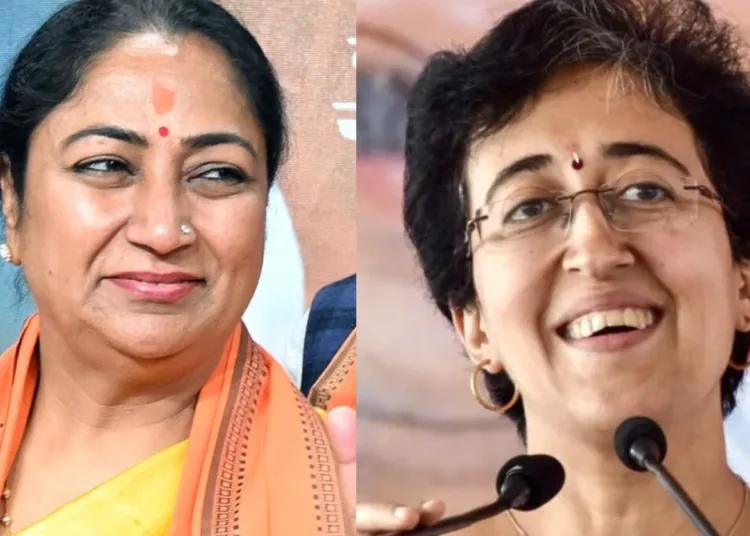 atishi marlena reaction on rekha gupta cm delhi
