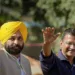 CM Mann and Kejriwal
