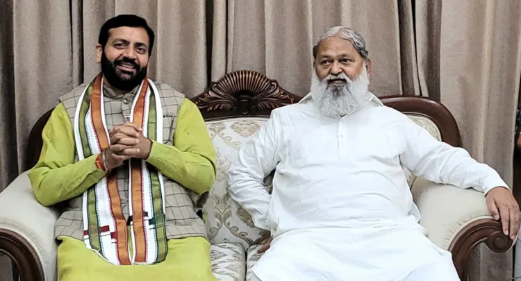 nayab singh saini changed ambala asp after anil vij anger