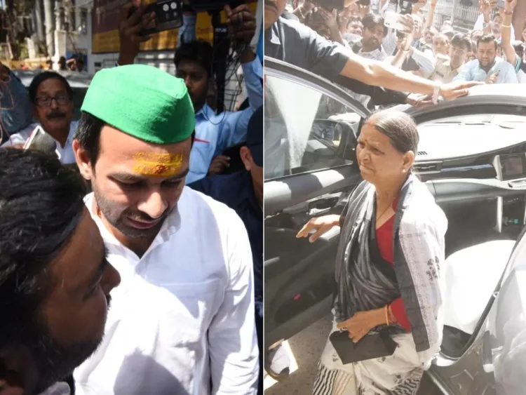 ED quizzes Rabri Devi and Tej Pratap Yadav