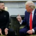 why donald trump and volodymyr zelenskyy starts quarrelling on camera