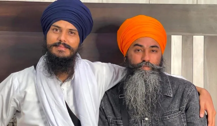 Papalpreet Singh along with Amritpal Singh