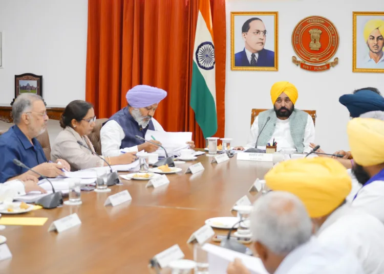 Punjab Cabinet Meeting