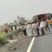 Road accident in Nuh on Delhi-Mumbai Expressway