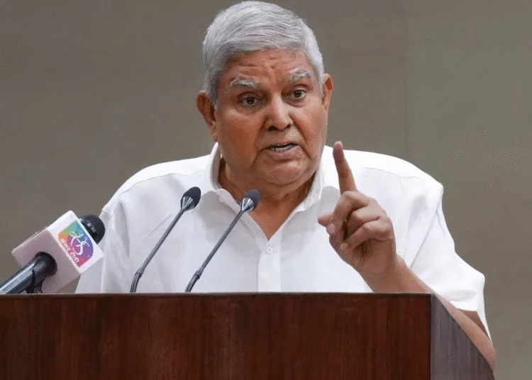 parliament is supreme no authority above says vp jagdeep dhakhar