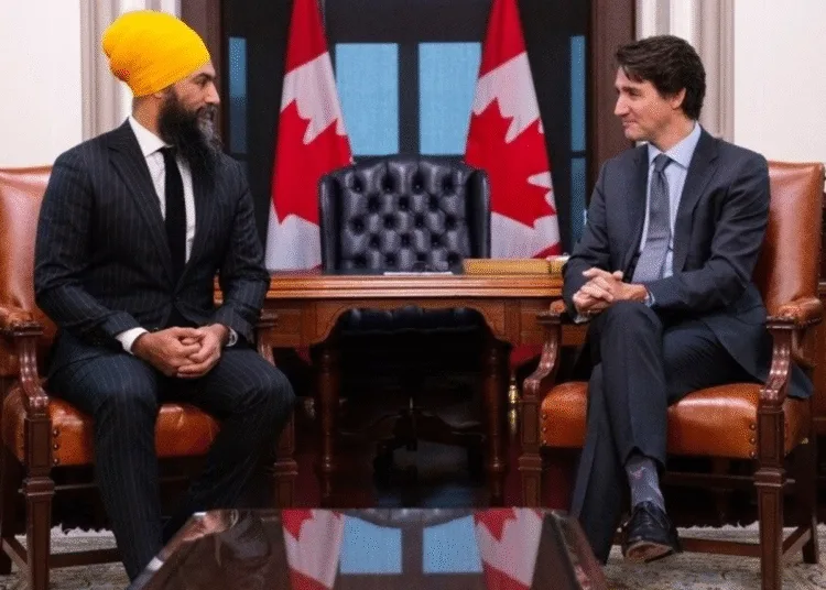 pro khalistan leader jagmeet singh lost in canada and justin trudeau also