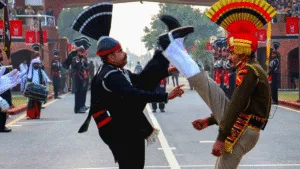 Attari Wagah Border Retreat Ceremony