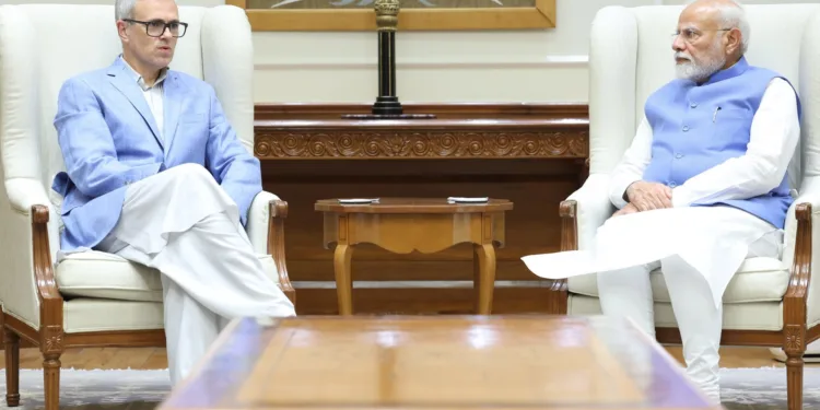 CM of Jammu and Kashmir, Omar Abdullah, met PM Narendra Modi