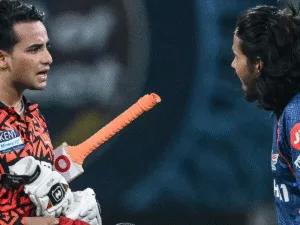 Digvesh Rathi gets one Match Suspension for fight on ground Abhishek sharma