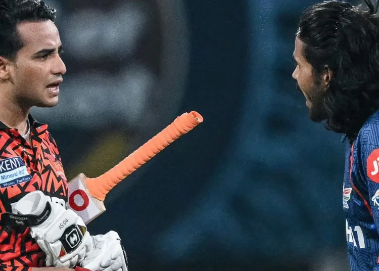 Digvesh Rathi gets one Match Suspension for fight on ground Abhishek sharma