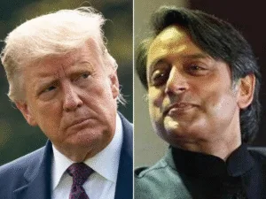 Donald trump behind india pakistan ceasefire congress leader shashi tharoor reveal truth