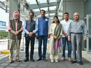 Drone attack in russia just before the arrival of Indian MPs plane kept circling in sky