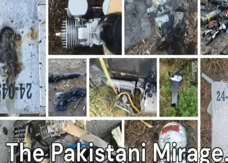 Enemy Pakistani Mirage Destroyed In The Sky Indian Air Force given proof in press briefing