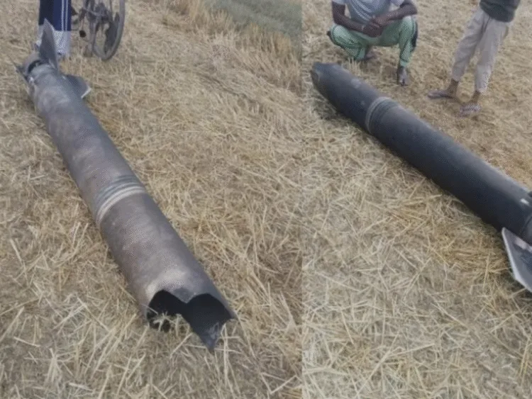 Missiles destroyed in the sky of Amritsar, pieces fell in villages