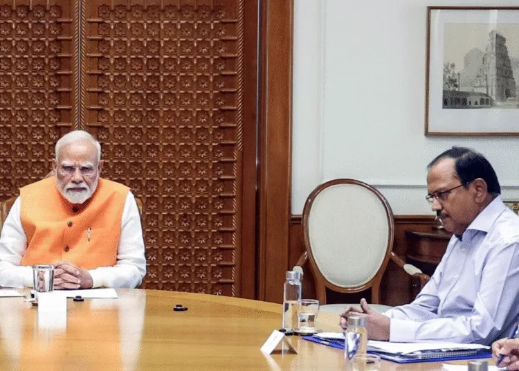 NSA ajit doval meets pm modi all party meeting rahul gandhi