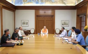 PM Modi chairs key meet with Indian Defence Minister, NSA, CDS, 3 service chiefs