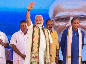 PM Modi in Kerala says Shashi Tharoor