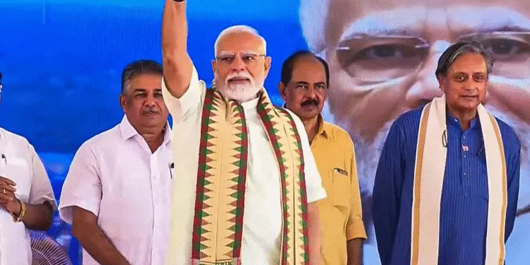 PM Modi in Kerala says Shashi Tharoor