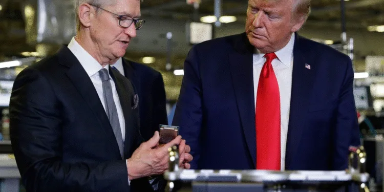 donald trump dont want apple iphone production in india what he says
