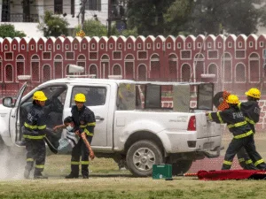 how nationwide mock drill in 244 details blackout air raid siren and operation