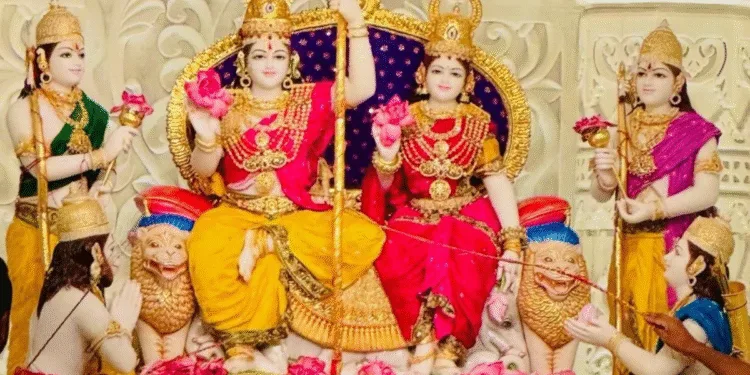 Ayodhya Ram Mandir After Ramlala Ram Darbar was consecrated Yogi did the puja see pictures