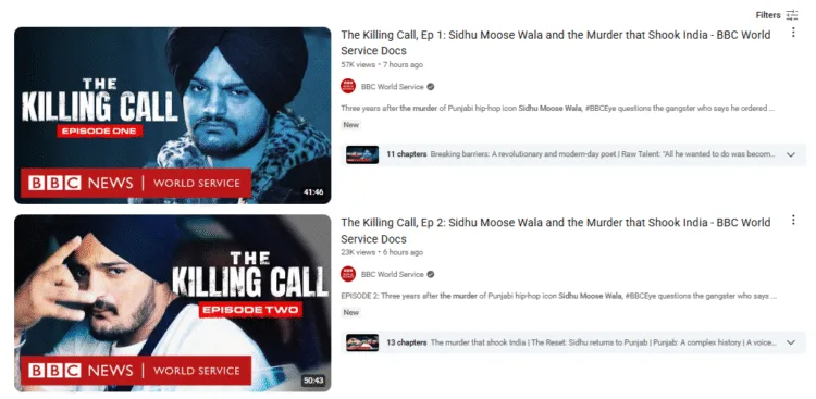 Documentary based on murder of Punjabi Singer Sidhu Moosewala released on YouTube, Court gave jolt father Balkaur Singh
