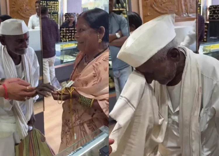 Maharashtra 93 Year Old Buys Mangalsutra For Wife internet in tears viral video