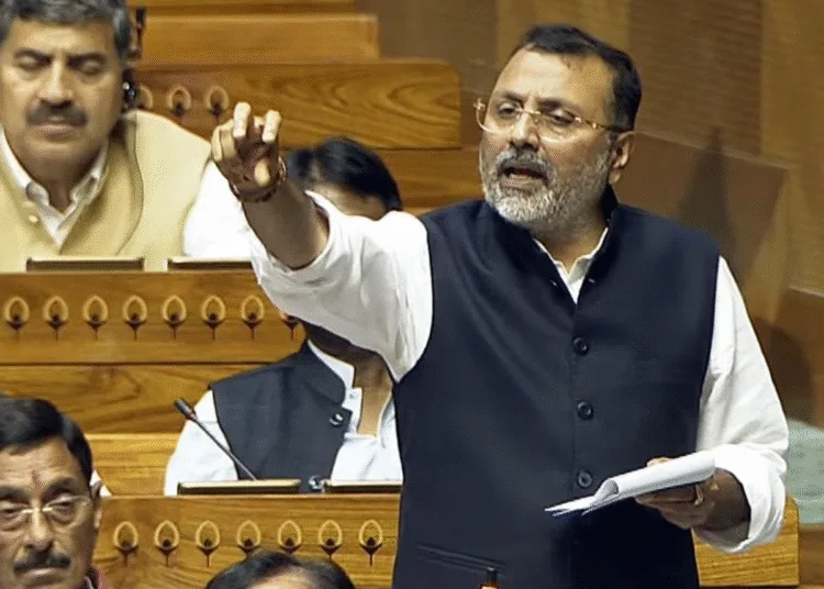 More than 150 Congress MPs received funding from Russia, BJP MP Nishikant Dubey