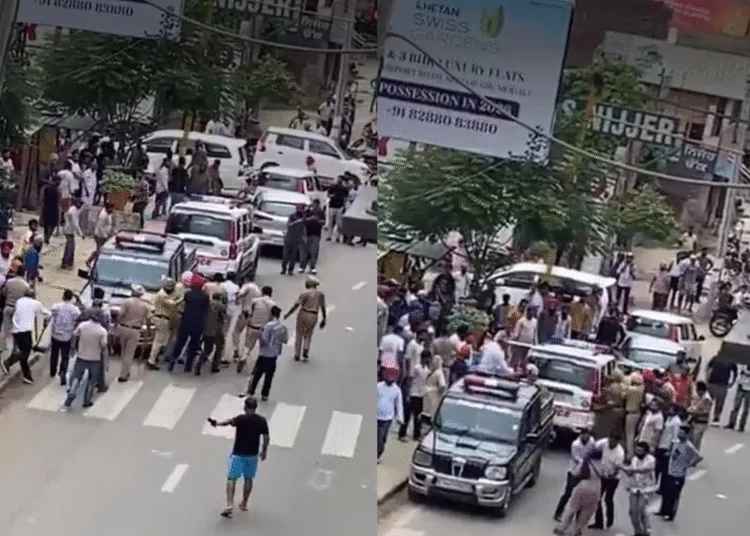 Nihang his wife held after sword attack on cops in Mohali