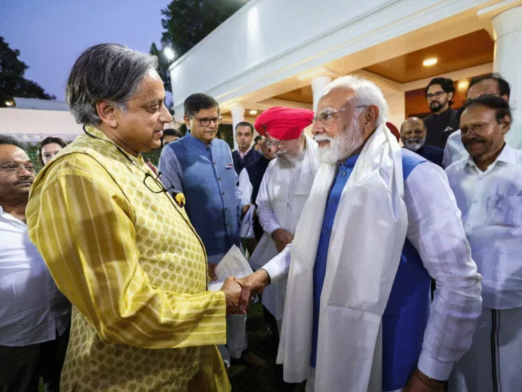 Shashi Tharoor praises PM Modi energy dynamism willingness another blow for congress