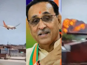 ahmedabad plane crash gujarat former cm vijay rupani and 242 passengers