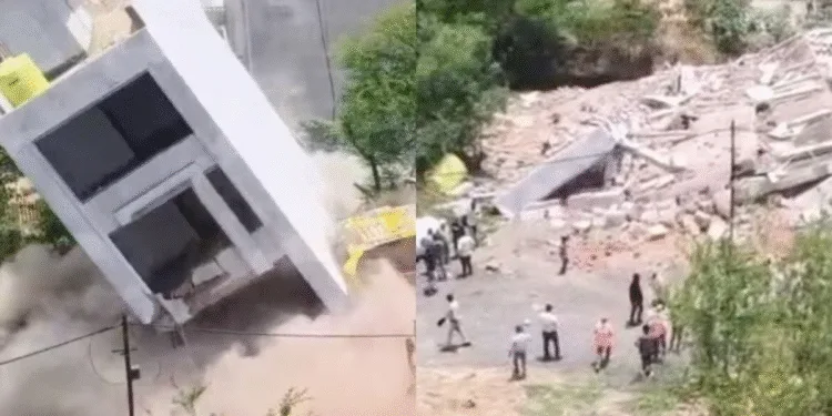 indore building explosion owner says 15 lakh bribe demanded