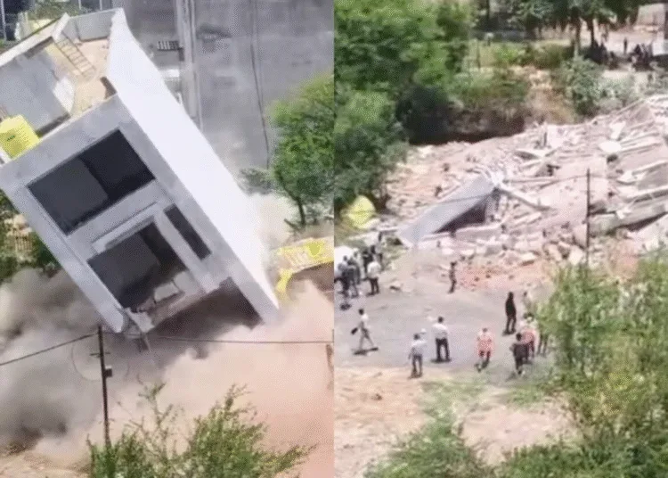 indore building explosion owner says 15 lakh bribe demanded