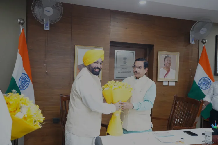 मुख्यमंत्री की ओर से केंद्रीय खाद्य मंत्री के साथ मुलाकात 1 CM Mann